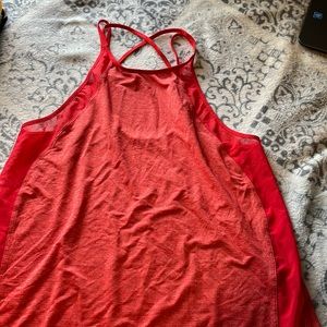Red lululemon tank top